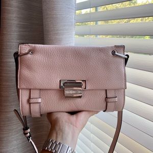 NWT Ivanka Trump Turnberry Rose Leather Crossbody